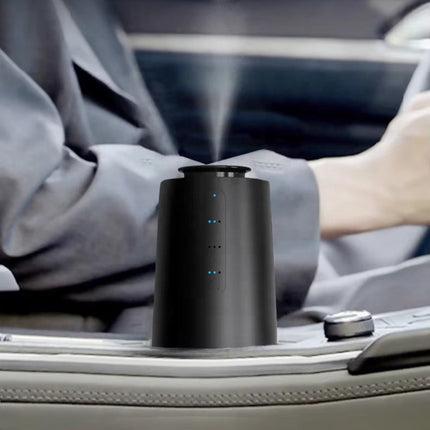 Black Car Essential Oil Diffuser & Humidifier – Compact, Quiet, One-Touch Operation