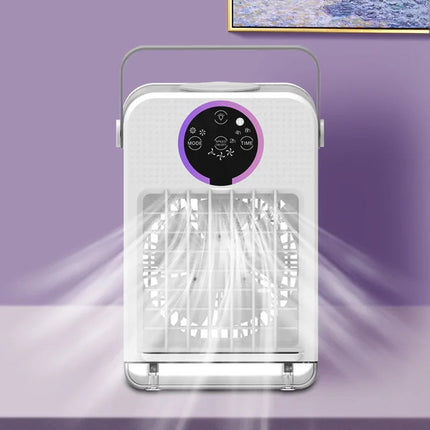 Waterproof DC Brushless Humidifier with Adjustable Mist, 3-Speed Fan, Timer and Remote Control