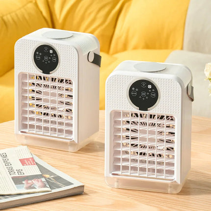 Waterproof DC Brushless Humidifier with Adjustable Mist, 3-Speed Fan, Timer and Remote Control