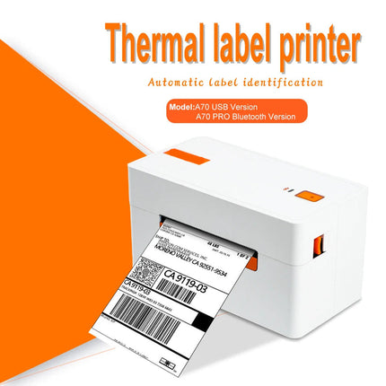 Portable Thermal Label Printer 48–80mm USB & Bluetooth Direct Thermal, High-Speed Printing