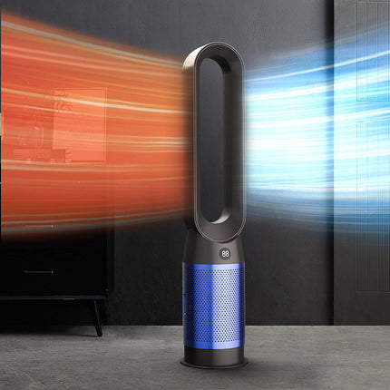 Compact 2-in-1 Air Cooler & Heater with HEPA Filter 1800W – 93.5cm Blue/Grey