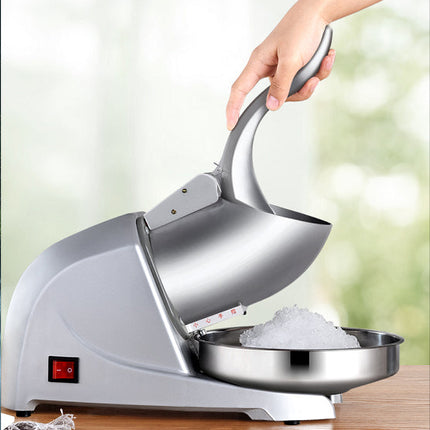 High-Speed Electric Ice Crusher 350W Durable Aluminum Blade Compact Countertop Design