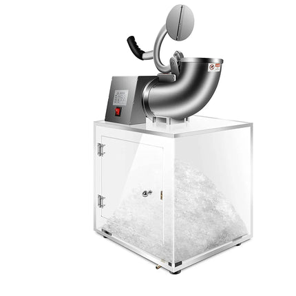 Commercial Electric Ice Crusher Machine with Heavy-Duty Stainless Steel Body & Powerful Motor