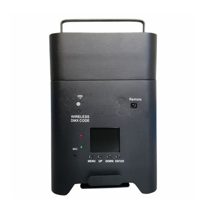 Portable Wireless LED Uplight RGBWA-UV Colour Mixing with Battery Powered DMX Control