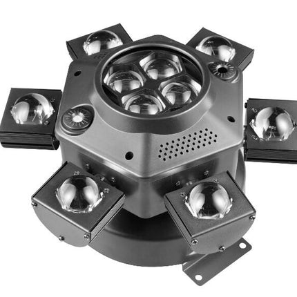 Dynamic LED Laser Party Light with 10W Moonflower & Beam Effects