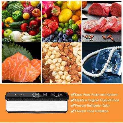 High-Power Vacuum Sealer with Dual Pump System and Adjustable Seal Modes