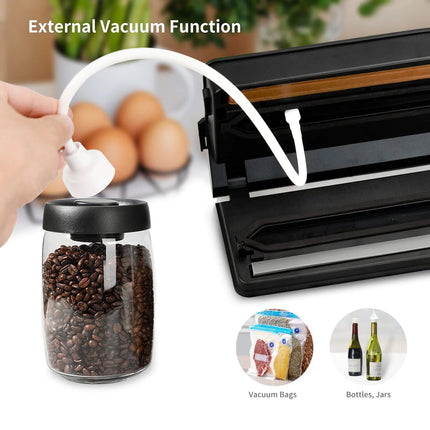 High-Power Vacuum Sealer with Dual Pump System and Adjustable Seal Modes