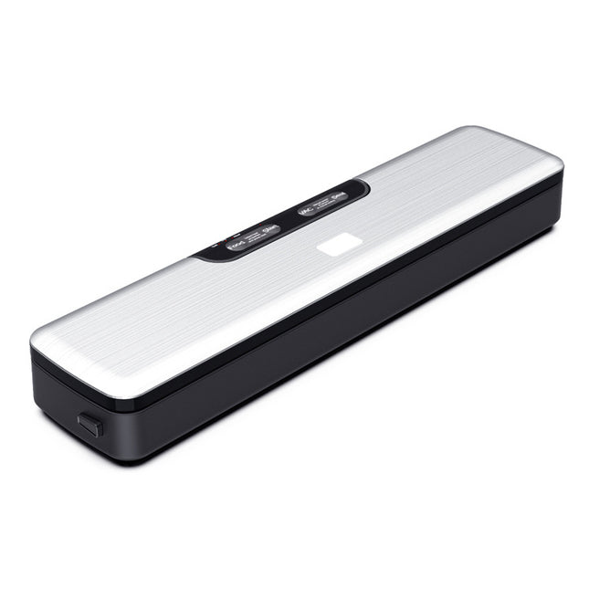 Compact Food Vacuum Sealer Machine with Dual Control Buttons and 5mm Seal for Dry, Meat, and Soft Foods