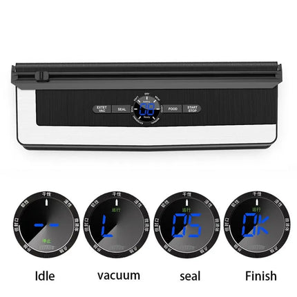 2-in-1 Vacuum Sealer and Food Dryer with 31cm Opening for Meat, Fruits, and Juice