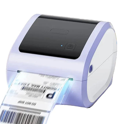 USB Direct Thermal Label Printer 25–118mm High-Speed 203 DPI – Purple
