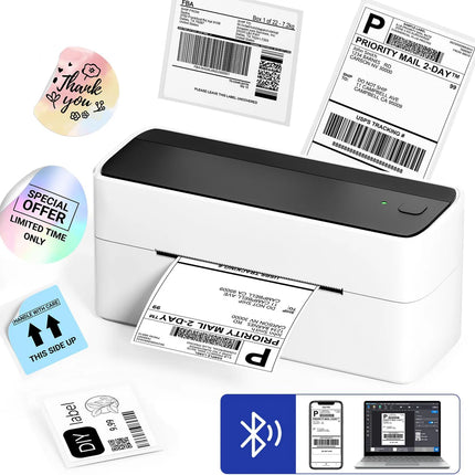 High-Speed USB Thermal Label Printer for Shipping & Inventory (25–118mm)