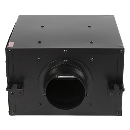 Ultra-Quiet 100mm Inline Duct Fan 2-Speed Adjustable Energy Efficient Vent Black