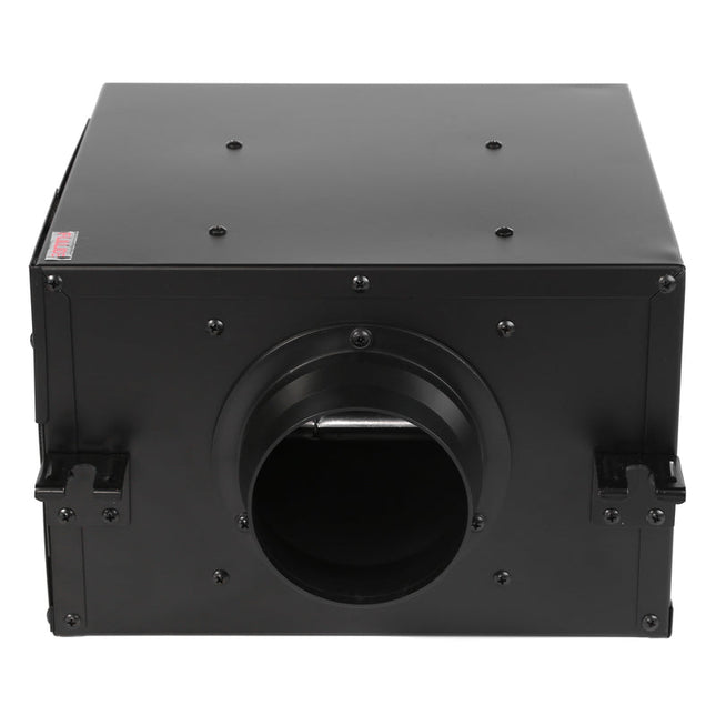 Ultra-Quiet 100mm Inline Duct Fan 2-Speed Adjustable Energy Efficient Vent Black