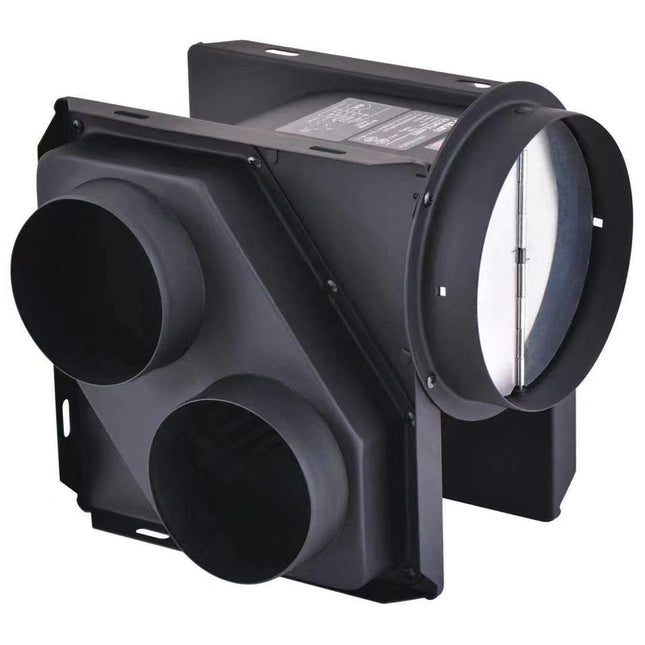 Ceiling Duct Ventilation Fan 185m³/h 22W AC Motor Low Noise 35dB Black
