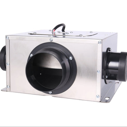 Compact Multi-Point Ceiling Ventilation Fan 41W 220V Stainless Steel 200m³/h Airflow