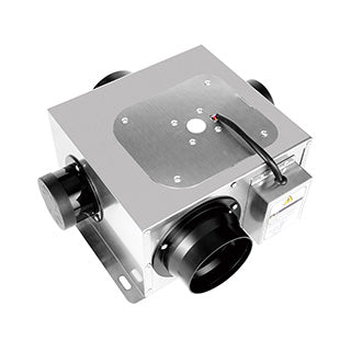 Compact Multi-Point Ceiling Ventilation Fan 41W 220V Stainless Steel 200m³/h Airflow
