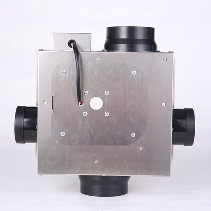 Compact Multi-Point Ceiling Ventilation Fan 41W 220V Stainless Steel 200m³/h Airflow