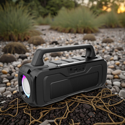 Cordless Bluetooth Speaker 10W Dual Stereo 7200mAh Long-Lasting Battery AUX, USB & TF Card Support