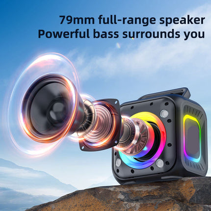 Wireless Bluetooth 5.4 Speaker Dual 6000mAh Battery Long Standby TF Card & AUX Support