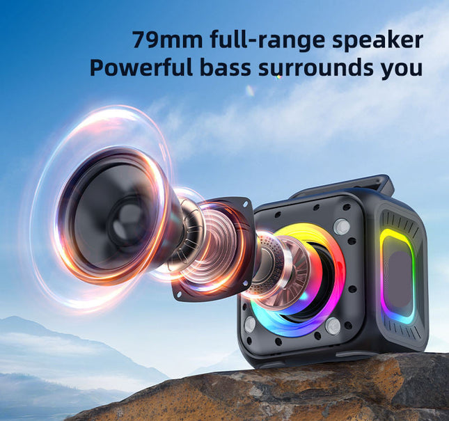 Wireless Bluetooth 5.4 Speaker Dual 6000mAh Battery Long Standby TF Card & AUX Support