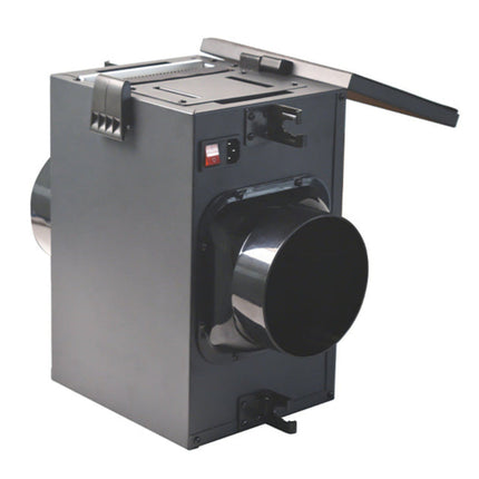 High-Efficiency Air Purification Box Filter 100–500 m³/h with Durable Galvanized Steel Housing – Black