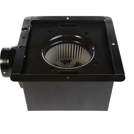 Ceiling Exhaust Fan – Low Noise 120 m³/h Airflow, 100 mm Duct, Black