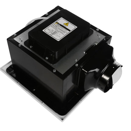 Ceiling Exhaust Fan – Low Noise 120 m³/h Airflow, 100 mm Duct, Black