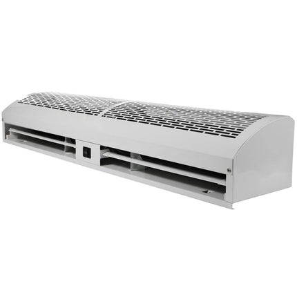 High Airflow Air Curtain Fan for Doorways 100W Energy Efficient Low Noise White 600mm