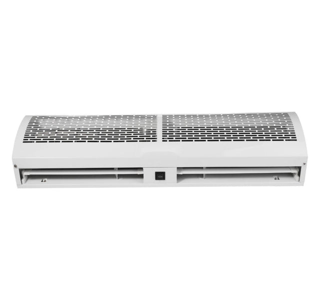 High Airflow Air Curtain Fan for Doorways 100W Energy Efficient Low Noise White 600mm
