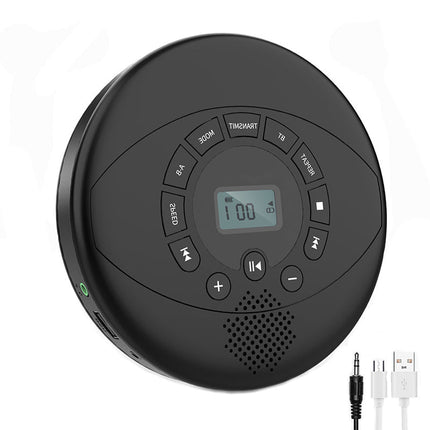 Portable CD Player with USB/MP3 Playback, Rechargeable Battery & Built-in Speaker