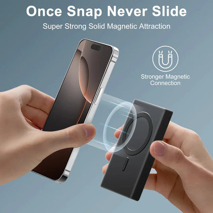 Wireless Magnetic Phone Viewfinder Display – HD Front Camera Preview for Creators