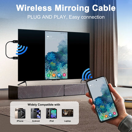 Smart Wireless HDMI Display Adapter for Seamless Screen Casting & Entertainment