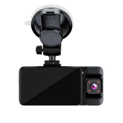 Advanced 3-Channel Car Dash Cam with 4K Recording, WiFi & IPS Screen