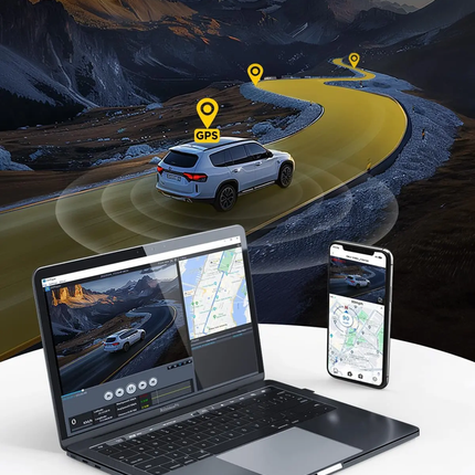 Triple Lens 4K Car Dash Camera – Front, Rear & Interior Recording with WiFi Black