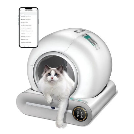 Automatic Self-Cleaning Cat Litter Box – Large Waste Bin, Odour Control, Low Power DC Operation