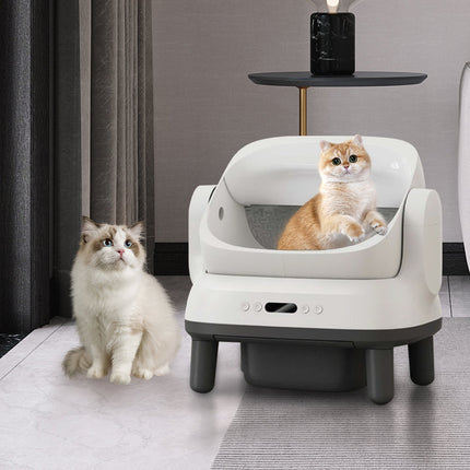 Automatic Self-Cleaning Cat Litter Box – Semi-Closed, 4.5L Capacity