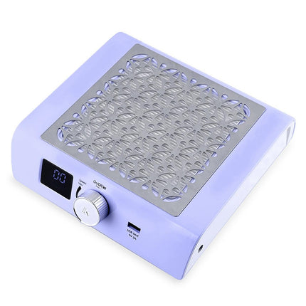 85W Cordless Nail Dust Collector with Adjustable RPM and 2500mAh Battery for Home and Salon Use