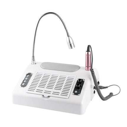Professional 5-in-1 Nail Art Machine 80W with UV Lamp, Drill Table & Built-In Dust Collector