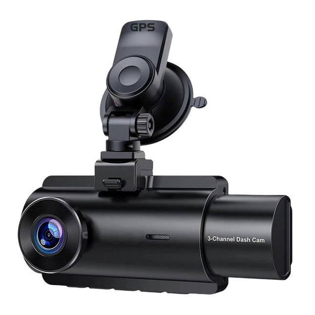 Front and Rear Car Dash Camera 2.5K Recording with WiFi App Control Black