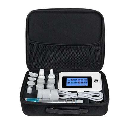 Handheld Massage Machine Portable Vibration Relaxation 10 Adjustable Heads White