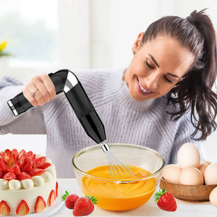 Rechargeable Hand Blender with Whisk Chopper Multi Angle Design