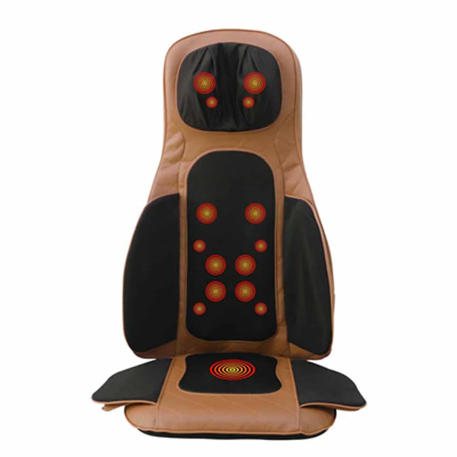 Advanced Full-Back Shiatsu Massage Seat with Heat Relaxation & Deep Kneading
