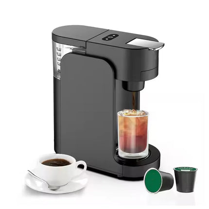 Compact Capsule Espresso Maker with One-Touch Automatic Brewing for Daily Coffee