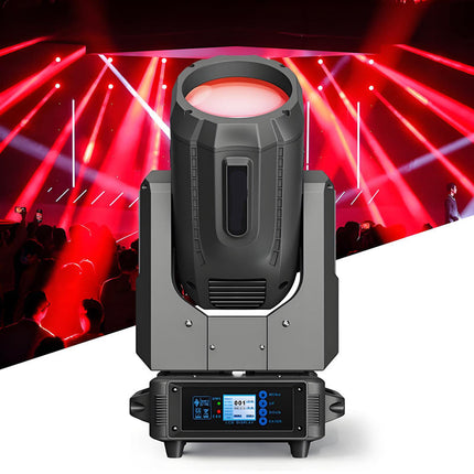 380W Professional Moving Head Stage Light Three-Phase Motor DMX512 with Rainbow, Prism & Strobe Effects