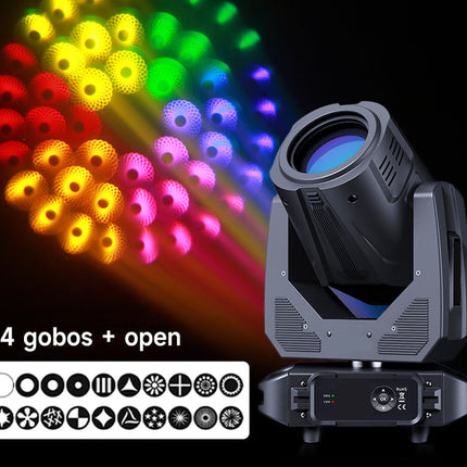 Professional 350W Moving Head Stage Light with 540° Pan, 270° Tilt, DMX Control, Prism & Strobe Effects