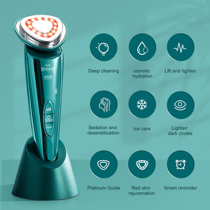 7-in-1 Portable Microcurrent Facial Lifting Device – Home Use Face Toner, 360g