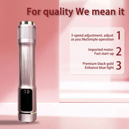 Professional Compact Hair Dryer with Smart Display, Quiet Airflow & Adjustable Modes