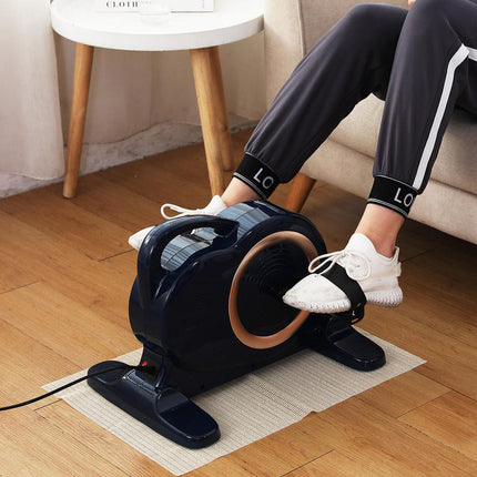 Under-Desk Electric Pedal Exerciser for Home Arm & Leg Workouts (Portable Mini Cycle Trainer)