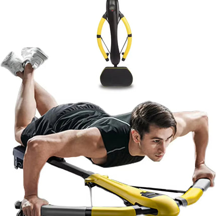 Rebound Core Roller Fitness Machine for Full-Body Strength Training (Steel Frame)