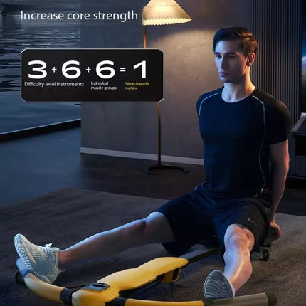 Rebound Core Roller Fitness Machine for Full-Body Strength Training (Steel Frame)